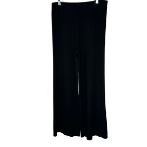 Rails Krista Black Wide Leg Knit‎ Lounge Pants Extra Large XL Pull On Travel